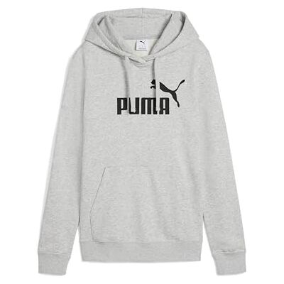 Puma Unisex ESS No. 1 Logo Hoodie TR Kapuzenpullis, Light Gray Heather, Puma Unisex ESS No. 1 Logo Hoodie TR Kapuzenpullis, Light Gray Heather,