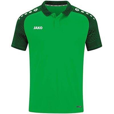 JAKO Herren Poloshirt Performance, Soft Green/Schwarz, XL JAKO Herren Poloshirt Performance, Soft Green/Schwarz, XL