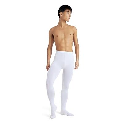 Capezio Herren Strumpfhosen Knit Fuß Weiß Large Capezio Herren Strumpfhosen Knit Fuß Weiß Large