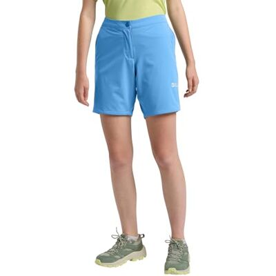 Jack Wolfskin Damen Hiking Alpine Wander-Shorts, Mid Blue, 44 EU Jack Wolfskin Damen Hiking Alpine Wander-Shorts, Mid Blue, 44 EU