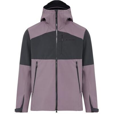 VAUDE Herren Shoftshelljacke Roccia Softshell Jacket II, 100% winddicht, atmungsaktiv, wasserabweisend, purple ash, XL VAUDE Herren Shoftshelljacke Roccia Softshell Jacket II, 100% winddicht, atmungsaktiv, wasserabweisend, purple ash, XL