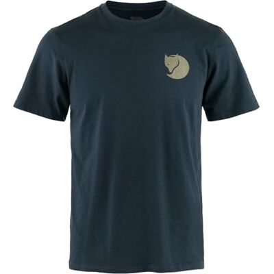 Fjällräven Herren Walk with Nature T-Shirt, Dark Navy, S Fjällräven Herren Walk with Nature T-Shirt, Dark Navy, S