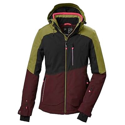 Killtec Damen Skijacke/Funktionsjacke mit abzippbarer Kapuze, Schneefang und Unterarmventilation KSW 37 WMN SKI JCKT, kiwi, 36, 41971-000 Killtec Damen Skijacke/Funktionsjacke mit abzippbarer Kapuze, Schneefang und Unterarmventilation KSW 37 WMN SKI JCKT, kiwi, 36, 41971-000