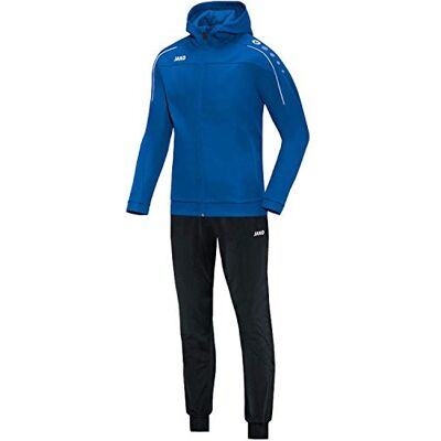 JAKO Trainingsanzug Damen Polyester Classico mit Kapuze Royal Gr. 42 Jogginganzug 2-teilig für Sport und Alltag, Jogginghose & Trainingsjacke JAKO Trainingsanzug Damen Polyester Classico mit Kapuze Royal Gr. 42 Jogginganzug 2-teilig für Sport und Alltag, Jogginghose & Trainingsjacke