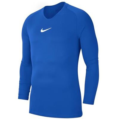 NIKE Jungen Y Nk Df Park 1stlyr JSY Thermal Long Sleeve Top, Royal Blue/White, L EU NIKE Jungen Y Nk Df Park 1stlyr JSY Thermal Long Sleeve Top, Royal Blue/White, L EU