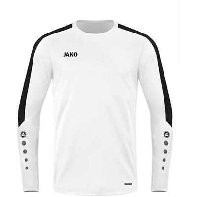 JAKO Herren Sweatshirt Power, Weiß, XL JAKO Herren Sweatshirt Power, Weiß, XL