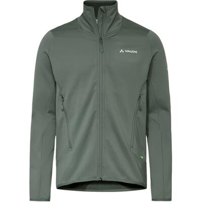VAUDE Herren Fleecejacke Monviso Fleece FZ Jacket II, elastisch, atmungsaktiv und wärmend, schnelltrocknend, Passform: Slim fit, agave uni, M VAUDE Herren Fleecejacke Monviso Fleece FZ Jacket II, elastisch, atmungsaktiv und wärmend, schnelltrocknend, Passform: Slim fit, agave uni, M