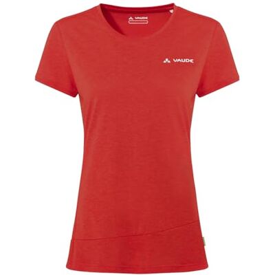 VAUDE Sveit T-Shirt für Damen – Schnelltrocknendes & geruchsresistentes Sport Shirt, Atmungsaktives Outdoor T-Shirt mit Rundhals, für Fahrradreisen & Bergsport, mit Merino Wolle, Lava, 38 VAUDE Sveit T-Shirt für Damen – Schnelltrocknendes & geruchsresistentes Sport Shirt, Atmungsaktives Outdoor T-Shirt mit Rundhals, für Fahrradreisen & Bergsport, mit Merino Wolle, Lava, 38