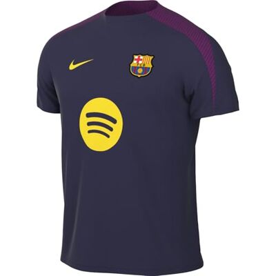 NIKE Fc Barcelona Strike Fußball-Kurzarmshirt Mit Dri-Fit-Technologie Für Herren, Imperial Purple/Imperial Purple/Vivid Purple/Midwest Gold, HJ7752-597, XL NIKE Fc Barcelona Strike Fußball-Kurzarmshirt Mit Dri-Fit-Technologie Für Herren, Imperial Purple/Imperial Purple/Vivid Purple/Midwest Gold, HJ7752-597, XL