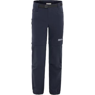 Jack Wolfskin Unisex Kinder Active Zip Off Pants K Wanderhose, Night Blue, 116 EU Jack Wolfskin Unisex Kinder Active Zip Off Pants K Wanderhose, Night Blue, 116 EU