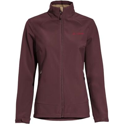 VAUDE Damen Softshell Jacke Cyclone Jacket VI, weich, warm und winddicht, wasserabweisend und atmungsaktiv, dark oak, 44 VAUDE Damen Softshell Jacke Cyclone Jacket VI, weich, warm und winddicht, wasserabweisend und atmungsaktiv, dark oak, 44
