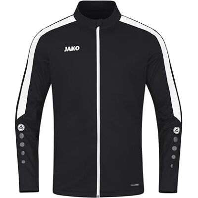 JAKO Herren Polyesterjacke Power, Schwarz, S JAKO Herren Polyesterjacke Power, Schwarz, S