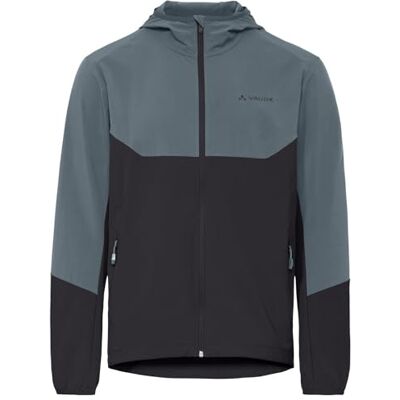 VAUDE Herren Softshelljacke Men's Moab IV -Winddichte MTB-Jacke mit Kapuze, Atmungsaktiv & Wasserabweisend, heron uni, XL VAUDE Herren Softshelljacke Men's Moab IV -Winddichte MTB-Jacke mit Kapuze, Atmungsaktiv & Wasserabweisend, heron uni, XL
