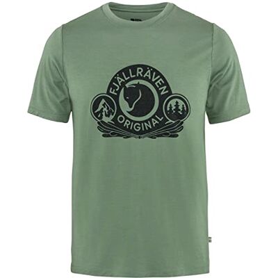 Fjällräven Herren Abisko Wool Classic SS T-Shirt, Patina Green, M Fjällräven Herren Abisko Wool Classic SS T-Shirt, Patina Green, M