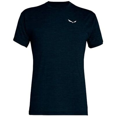 Salewa PUEZ Melange Dry M S/S Tee, M, Blueberry Melange Salewa PUEZ Melange Dry M S/S Tee, M, Blueberry Melange