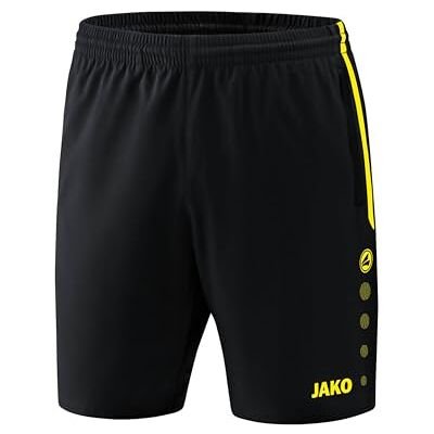 JAKO Damen Shorts Competition 2.0, Schwarz/Neongelb, 34-36 JAKO Damen Shorts Competition 2.0, Schwarz/Neongelb, 34-36