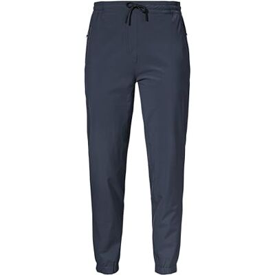 Schöffel Damen Pants Vienna L, Wasserabweisende Freizeithose mit 4-Wege-Stretch, leichte Outdoorhose mit elastischem Bund und praktischer Sicherheitstasche, Navy Blazer, 38 Schöffel Damen Pants Vienna L, Wasserabweisende Freizeithose mit 4-Wege-Stretch, leichte Outdoorhose mit elastischem Bund und praktischer Sicherheitstasche, Navy Blazer, 38