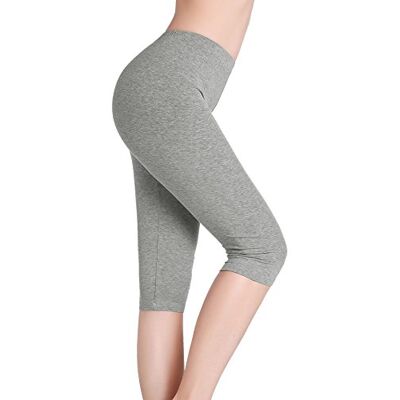 CnlanRow Damen Capri Leggings Unterrock Hose Kurz Elastisch Leicht Yoga Shorts Bequem CnlanRow Damen Capri Leggings Unterrock Hose Kurz Elastisch Leicht Yoga Shorts Bequem