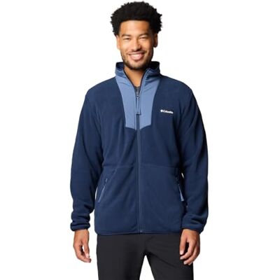 Columbia Herren Sequoia Grove™ Full Zip Fleecejacke Mit Durchgehendem Reißverschluss, Collegiate Navy, Dark Mtn, XL EU Columbia Herren Sequoia Grove™ Full Zip Fleecejacke Mit Durchgehendem Reißverschluss, Collegiate Navy, Dark Mtn, XL EU