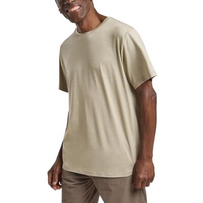 Jack Wolfskin Herren Travel M T-Shirt, Stone Heather, M EU Jack Wolfskin Herren Travel M T-Shirt, Stone Heather, M EU