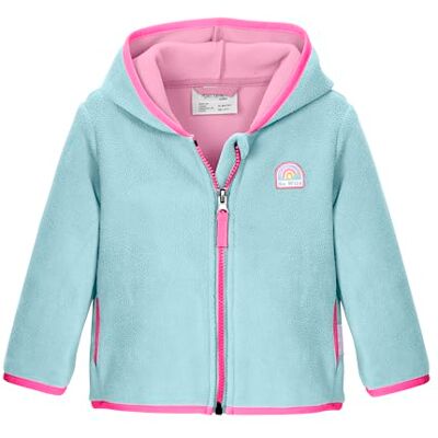 first instinct by killtec Unisex Baby Fios 3 Mns Flc Jckt Fleecejacke Mit Kapuze, Hell Mint, 86-92 EU first instinct by killtec Unisex Baby Fios 3 Mns Flc Jckt Fleecejacke Mit Kapuze, Hell Mint, 86-92 EU