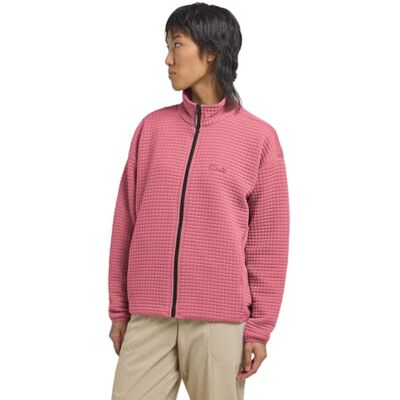 Jack Wolfskin Damen Sweatjacke mit Reißverschluss Mogari Full Zip atmungsaktiv leicht warm elastisch für Frauen Outdoor und Alltag Jack Wolfskin Damen Sweatjacke mit Reißverschluss Mogari Full Zip atmungsaktiv leicht warm elastisch für Frauen Outdoor und Alltag