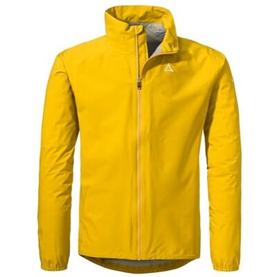 Schöffel Herren Jacket Style Lurbek MNS, wasserdichte Regenjacke mit radspezifischer Passform, Fahrradjacke mit Rückentasche, atmungsaktiv, molten gold, 48 Schöffel Herren Jacket Style Lurbek MNS, wasserdichte Regenjacke mit radspezifischer Passform, Fahrradjacke mit Rückentasche, atmungsaktiv, molten gold, 48