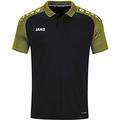 JAKO Herren Poloshirt Performance, Schwarz/Soft Yellow, XL JAKO Herren Poloshirt Performance, Schwarz/Soft Yellow, XL