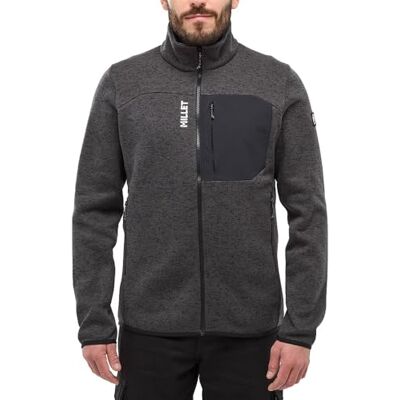 MILLET Herren Cham Kni Jkt M Fleece, Schwarz, L EU MILLET Herren Cham Kni Jkt M Fleece, Schwarz, L EU
