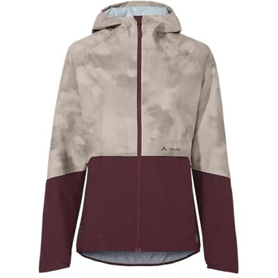 VAUDE Women's Loamer Rain Jacket, Mountainbike Regenjacke, linen, 38 VAUDE Women's Loamer Rain Jacket, Mountainbike Regenjacke, linen, 38