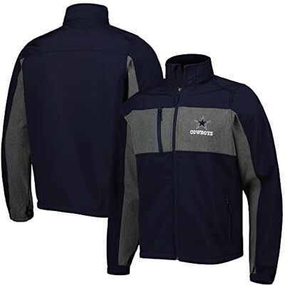 Dunbrooke Herren Zephyr Softshelljacke, Dallas Cowboys, Marineblau, X-Large Dunbrooke Herren Zephyr Softshelljacke, Dallas Cowboys, Marineblau, X-Large