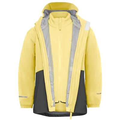 Jack Wolfskin Mädchen Iceland 3in1, Lemon Ice, 176 EU Jack Wolfskin Mädchen Iceland 3in1, Lemon Ice, 176 EU