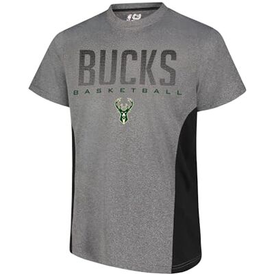 Ultra Game Herren T-Shirt, Kurzarm, NBA, Charcoal Heather, L EU Ultra Game Herren T-Shirt, Kurzarm, NBA, Charcoal Heather, L EU
