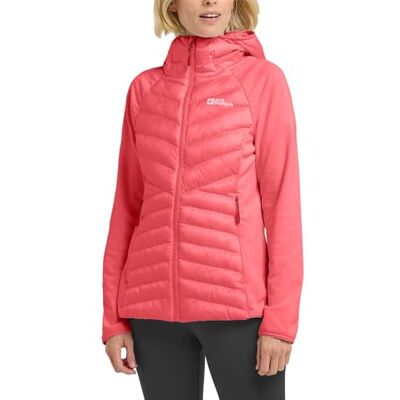 Jack Wolfskin Damen Routeburn Pro Hybrid W Softshelljacke, Sunset Coral, XS EU Jack Wolfskin Damen Routeburn Pro Hybrid W Softshelljacke, Sunset Coral, XS EU