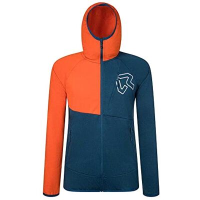 Rock Experience REMC02231 Zebra Hoodie Sweatshirt Men's 1484 Moroccan Blue+0630 Flame 3XL Rock Experience REMC02231 Zebra Hoodie Sweatshirt Men's 1484 Moroccan Blue+0630 Flame 3XL