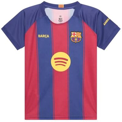 FC Barcelona Blaugrana Heimtrikot Saison 25/26, offizielle Replik, Unisex, Kinder, 12 Jahre, Polyester FC Barcelona Blaugrana Heimtrikot Saison 25/26, offizielle Replik, Unisex, Kinder, 12 Jahre, Polyester