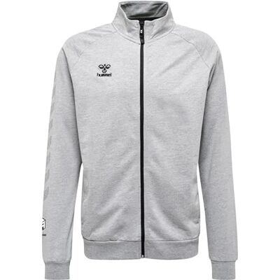 hummel Herren Hmlmove Grid Cot. Zip jacket, GREY MELANGE, XXL EU hummel Herren Hmlmove Grid Cot. Zip jacket, GREY MELANGE, XXL EU