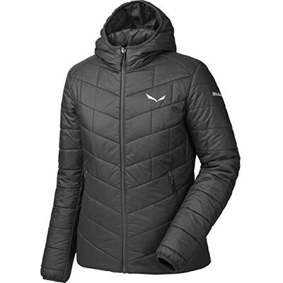 Salewa Damen Jacke FANES Triwool CLT Hooded Jacke, Black Out, 38, 00-0000026649 Salewa Damen Jacke FANES Triwool CLT Hooded Jacke, Black Out, 38, 00-0000026649