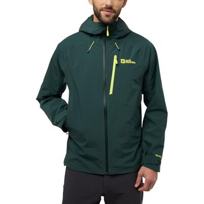 Jack Wolfskin Herren Eagle Peak 2l Jkt M, Black Olive, XXL EU Jack Wolfskin Herren Eagle Peak 2l Jkt M, Black Olive, XXL EU