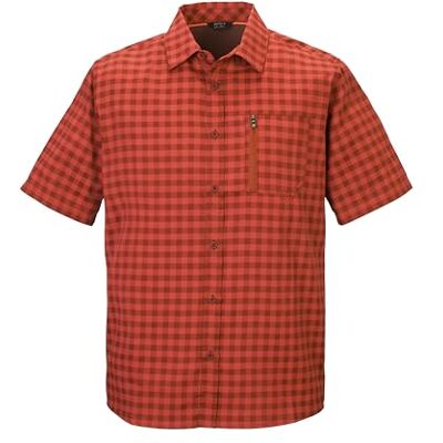 Killtec Herren Funktionshemd/Hemd Kurzarm/Outdoorhemd KOS 44 MN WVN SHRT, rotes Ocker, XL, 42790-000 Killtec Herren Funktionshemd/Hemd Kurzarm/Outdoorhemd KOS 44 MN WVN SHRT, rotes Ocker, XL, 42790-000