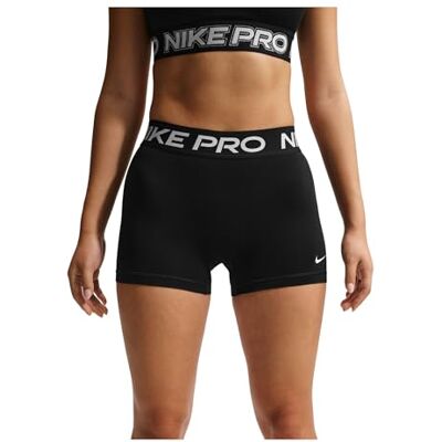 NIKE Pro Bike Shorts (Ca. 7,5 cm) Mit Mittelhohem Bund Für Damen, Black/White, IQ1037-010, 2XS NIKE Pro Bike Shorts (Ca. 7,5 cm) Mit Mittelhohem Bund Für Damen, Black/White, IQ1037-010, 2XS