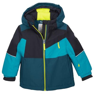 first instinct by killtec Unisex Baby Fisw 42 Mns Jckt Skijacke/Funktionsjacke Mit Kapuze Und Schneefang, Petrol, 98-104 EU first instinct by killtec Unisex Baby Fisw 42 Mns Jckt Skijacke/Funktionsjacke Mit Kapuze Und Schneefang, Petrol, 98-104 EU