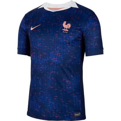 NIKE FFF 2025 Stadium Home (Frauenteam) Dri-Fit Replika-Fußballtrikot Für Herren, Blue Void/Light Madder Root, FZ9013-492, M NIKE FFF 2025 Stadium Home (Frauenteam) Dri-Fit Replika-Fußballtrikot Für Herren, Blue Void/Light Madder Root, FZ9013-492, M