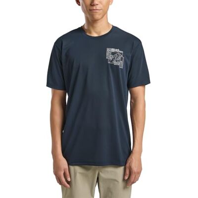 Jack Wolfskin Herren Vonnan Graphic M T-Shirt, Explore Midnight Sky, M EU Jack Wolfskin Herren Vonnan Graphic M T-Shirt, Explore Midnight Sky, M EU