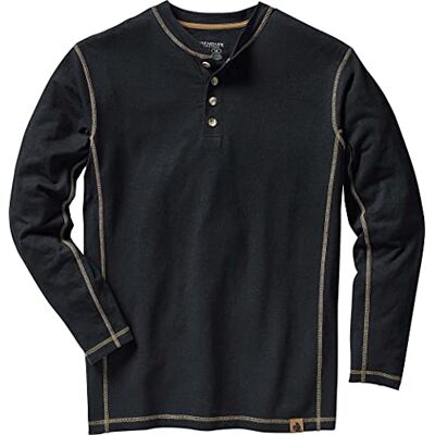 Legendary Whitetails Maverick Slub Henley Herren-Shirt, Schwarz, XX-Large Legendary Whitetails Maverick Slub Henley Herren-Shirt, Schwarz, XX-Large