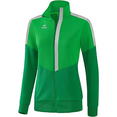 Erima Damen Squad Worker Jacke (1032041), fern green/smaragd/silver grey, 44 Erima Damen Squad Worker Jacke (1032041), fern green/smaragd/silver grey, 44