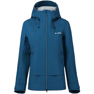 VAUDE Women's Croz Alpine 3L Jacket, Leichte, strapazierfähige Hardshelljacke für Alpinistinnen, wasserdicht, winddicht und hoch atmungsaktiv VAUDE Women's Croz Alpine 3L Jacket, Leichte, strapazierfähige Hardshelljacke für Alpinistinnen, wasserdicht, winddicht und hoch atmungsaktiv