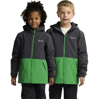 Jack Wolfskin Jungen New Snowy Days Jkt, Mystic Green, 116 EU Jack Wolfskin Jungen New Snowy Days Jkt, Mystic Green, 116 EU