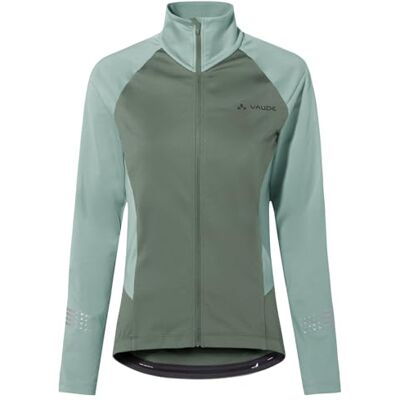 VAUDE Damen Langarm Fahrradtrikot Posta LS Tricot III, sehr warm, atmungsaktiv & schnelltrocknend, Passform: Slim fit, Agave, 38 VAUDE Damen Langarm Fahrradtrikot Posta LS Tricot III, sehr warm, atmungsaktiv & schnelltrocknend, Passform: Slim fit, Agave, 38