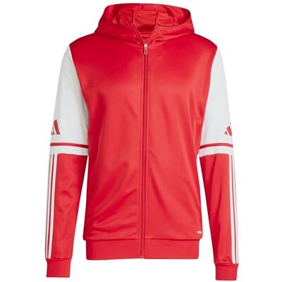 Adidas Herren Squadra25 Hoody Sweatshirt, Team Power red 2/White, S Adidas Herren Squadra25 Hoody Sweatshirt, Team Power red 2/White, S